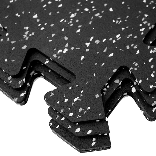 Piso Modular con Chispas Grises