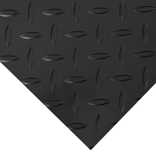 Rollo PVC Espiga Antiderrapante Negro