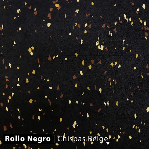 Negro | Chispas Beige
